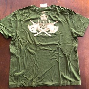 Cremieux Rifle green 1971 graphic tee shirt